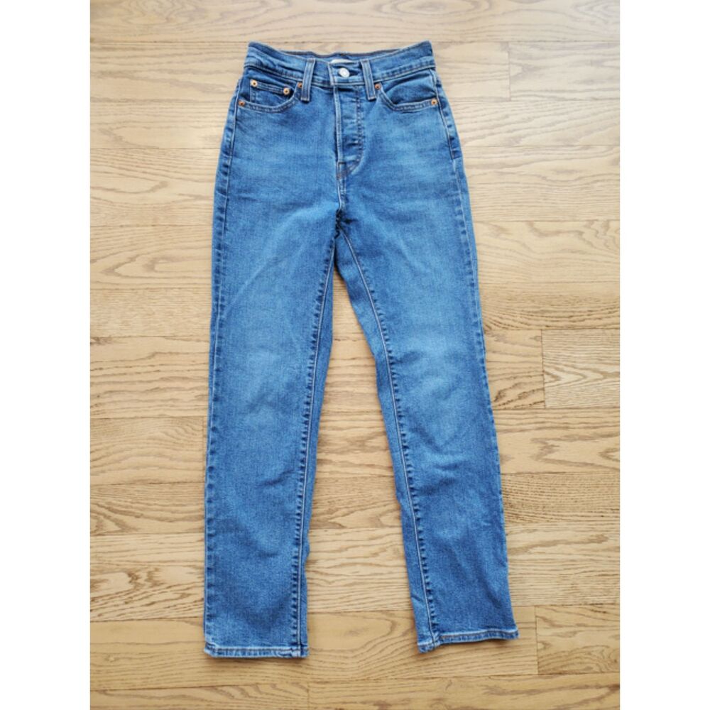 Levi's Womens 24 Wedgie Straight Jeans Button Fly VGUC
